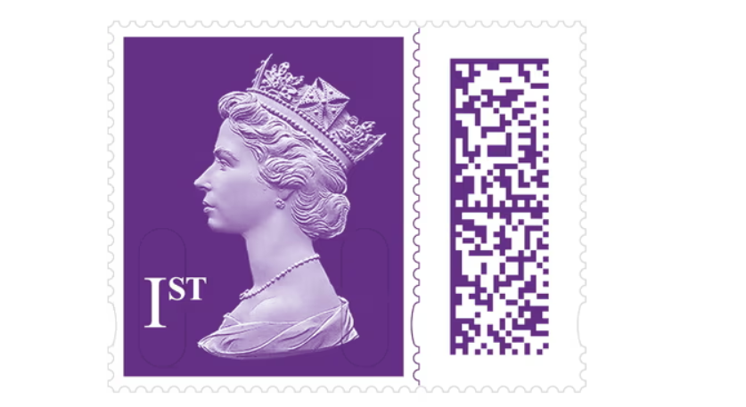 New Stamps with Barcodes in UK